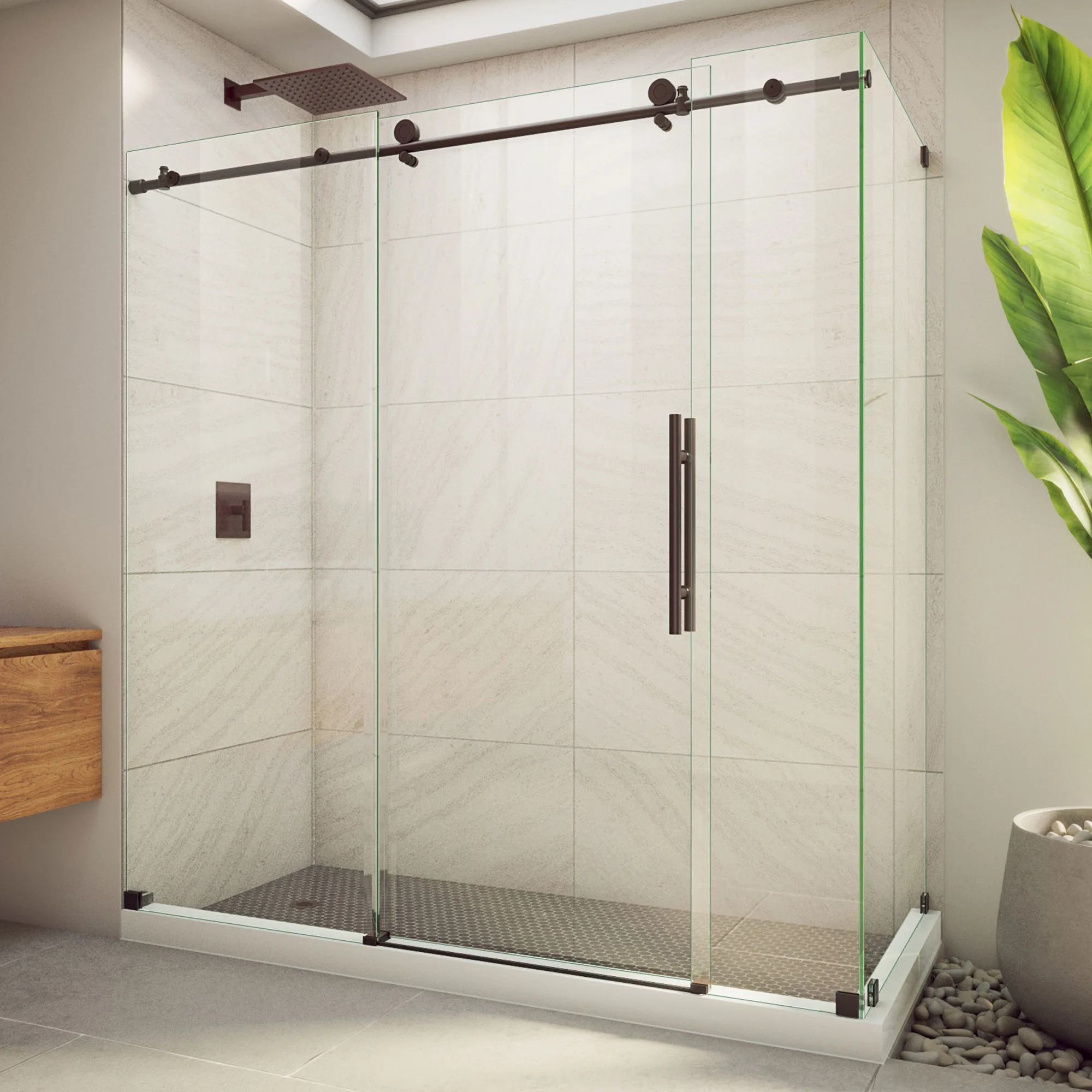 Shower Partition Installation